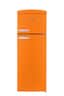 Unique Appliances - 21 in. Wide Classic Retro 7.5cu.ft Compact Top Freezer Refrigerator - Creamscicle Orange