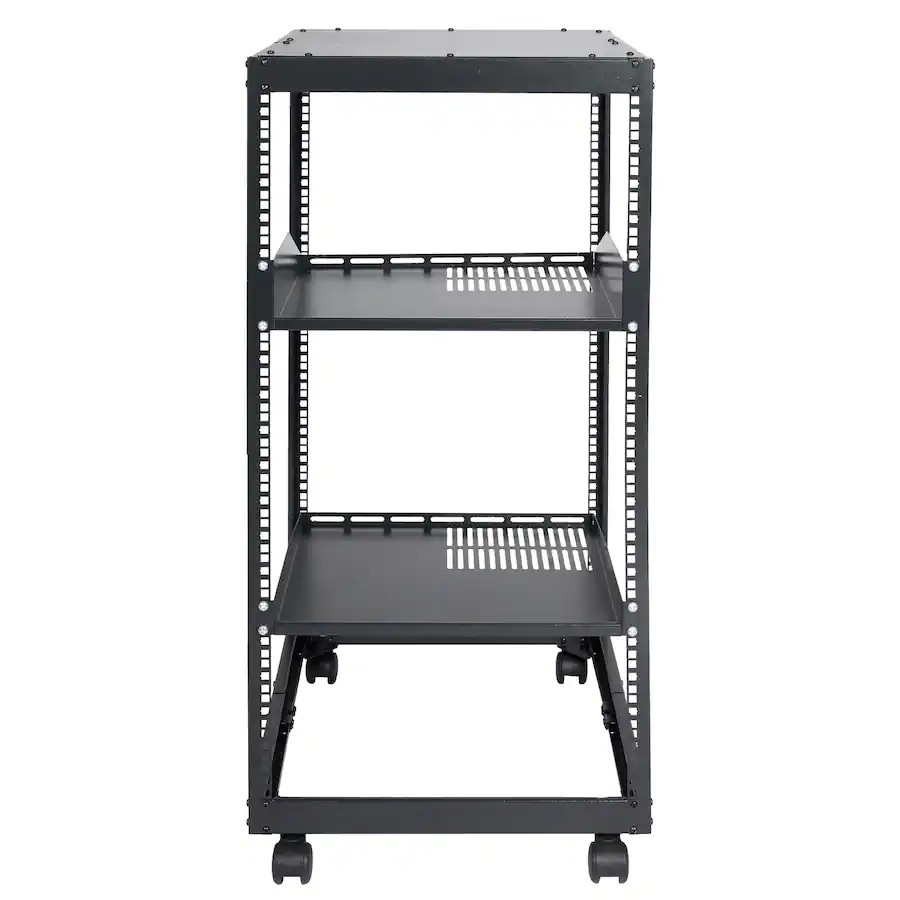 Open Av Rack VEVOR 20U Open Frame Server Rack, 23 40 in Adjustable Depth, Free ...