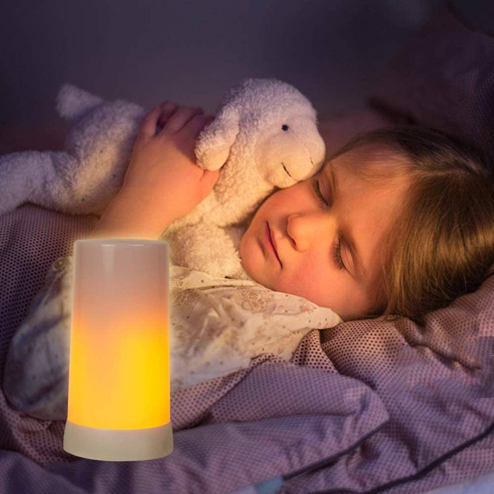 Alt View 5. Dazzling Pops - LED Flame Effect Light USB Rechargeable Outdoor Flame Table Lamp Waterproof Dimmable Modes Lantern 【flame - Orange Remote control style-2PCS.