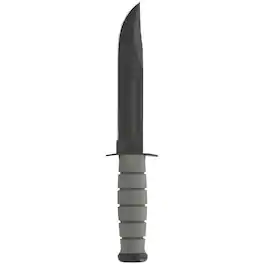 KA-BAR - 7" Fixed Smooth Edge Blade Full Size Knife w/ Sheath - Foliage Green