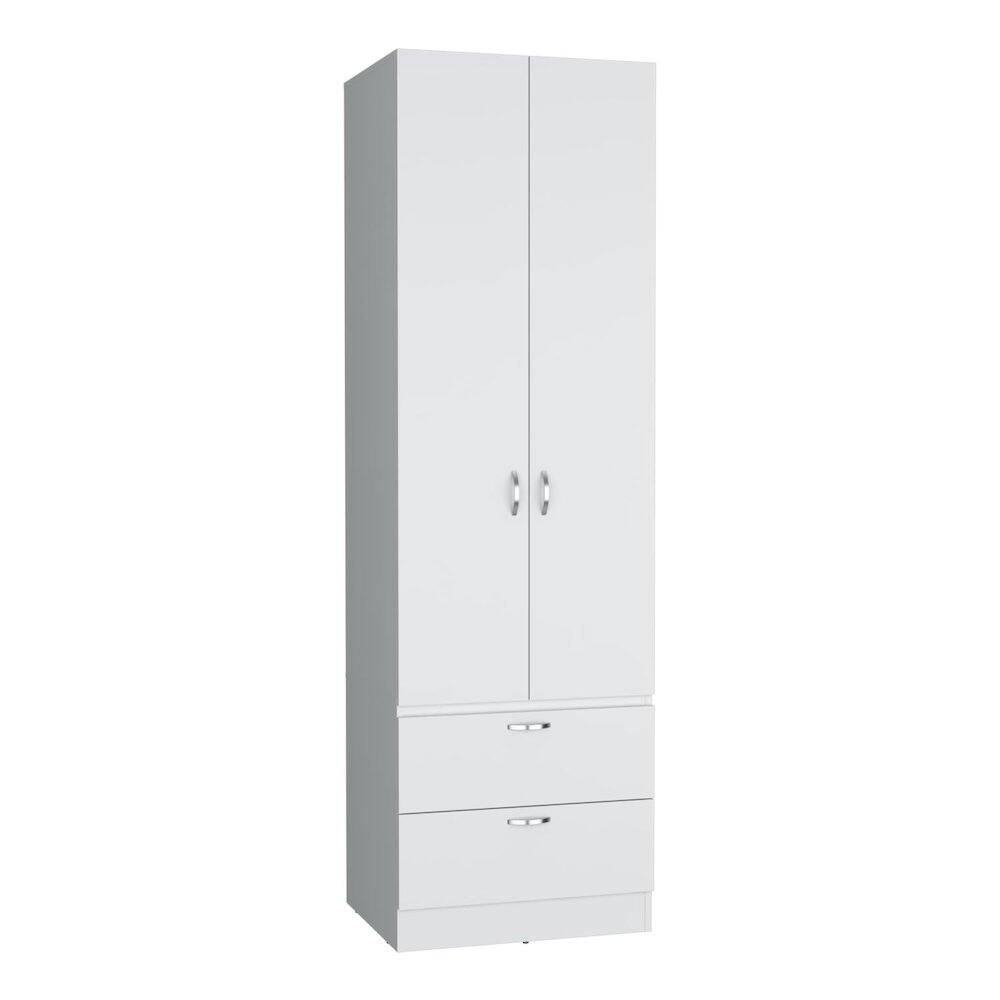 Front. TuHome - Vicco Armoire White MDF - White.