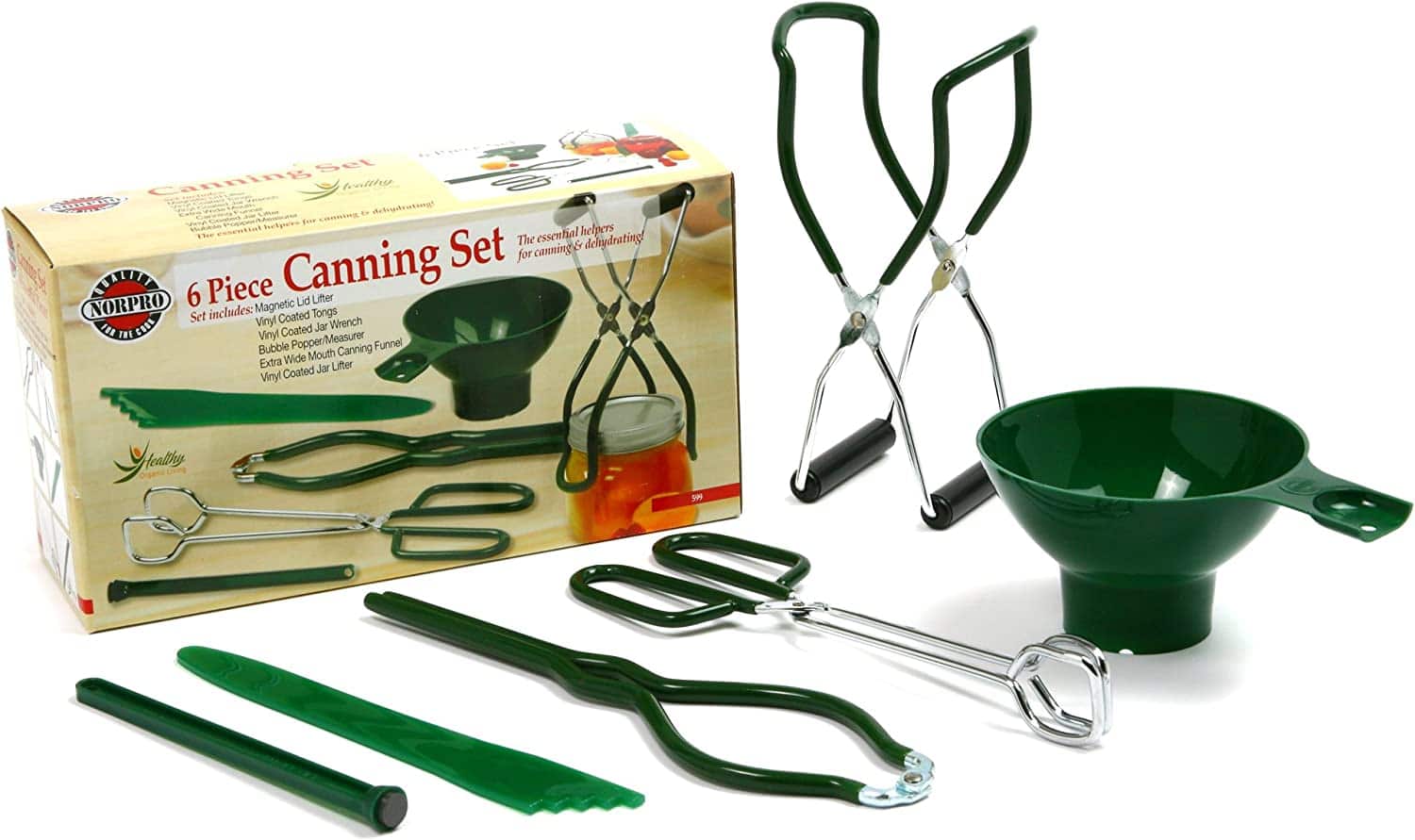 Norpro - Essentials 6 Piece Canning Tools Set - Green price history on PriceWatchPro