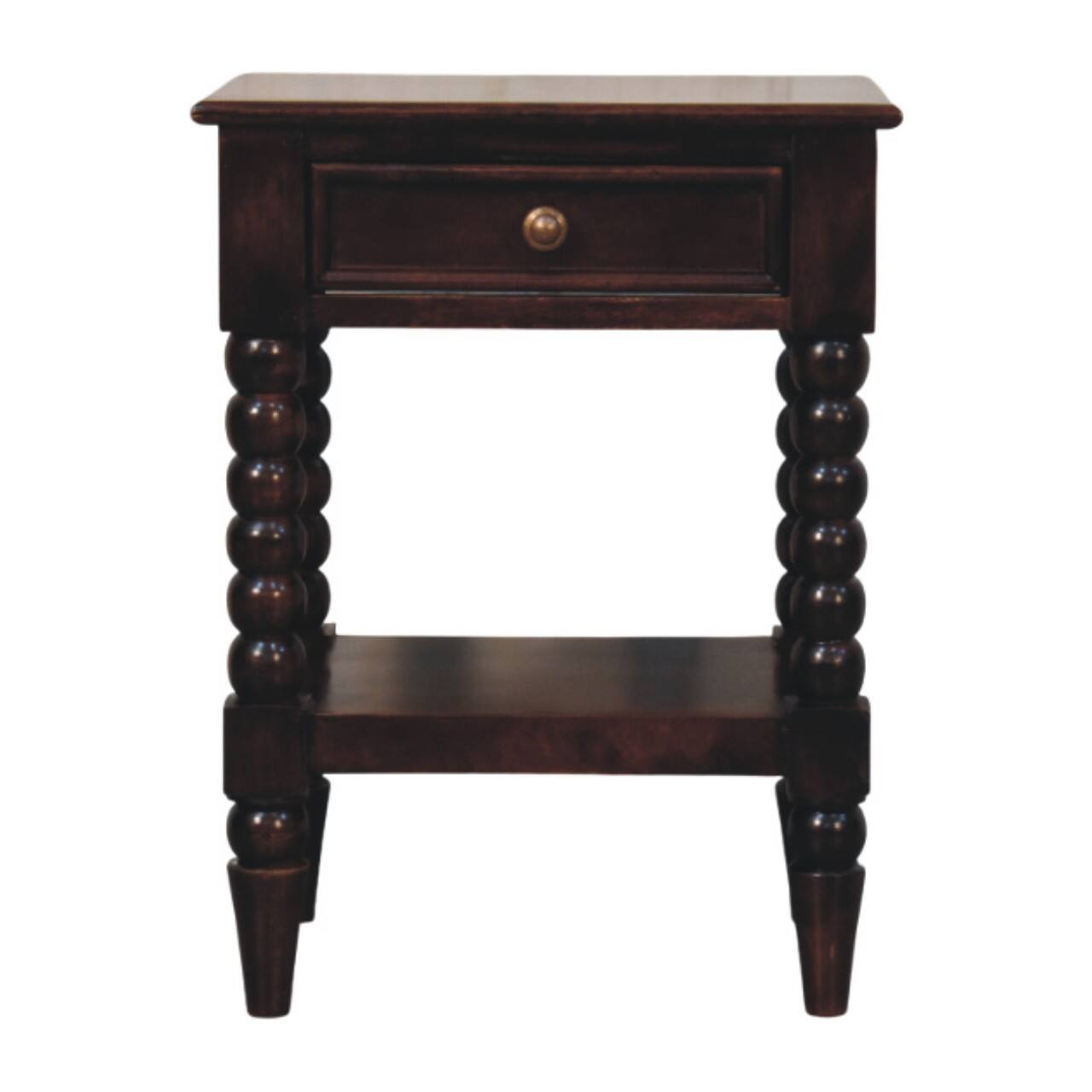 Front. Artisan Furniture - Artisan Furniture Solid Wood Vienna 1-Drawer Nightstand - Brown.
