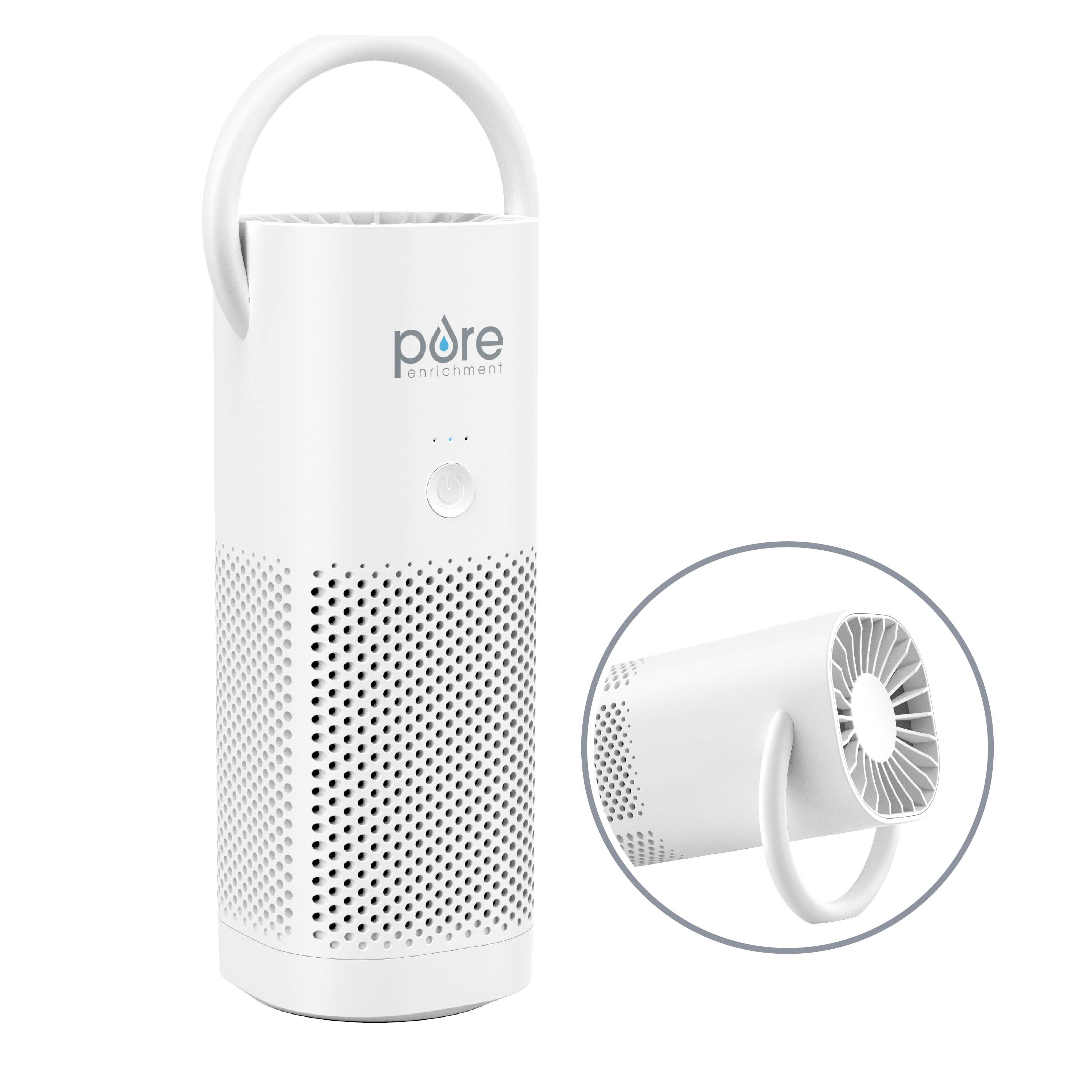 Alt View 12. Pure Enrichment - True HEPA Portable Air Purifier - White.