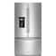 KitchenAid - 23.8 cu. ft. 36" Counter-Depth French Door Platinum Interior Refrigerator with PrintShield Finish - Stainless Steel with PrintShieldâ„¢ Finish
