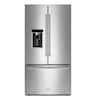KitchenAid - 36 in. Wide 23.8 cu. ft. Counter-Depth French Door Platinum Interior Refrigerator with PrintShield Finish - Stainless Steel with PrintShieldâ„¢ Finish