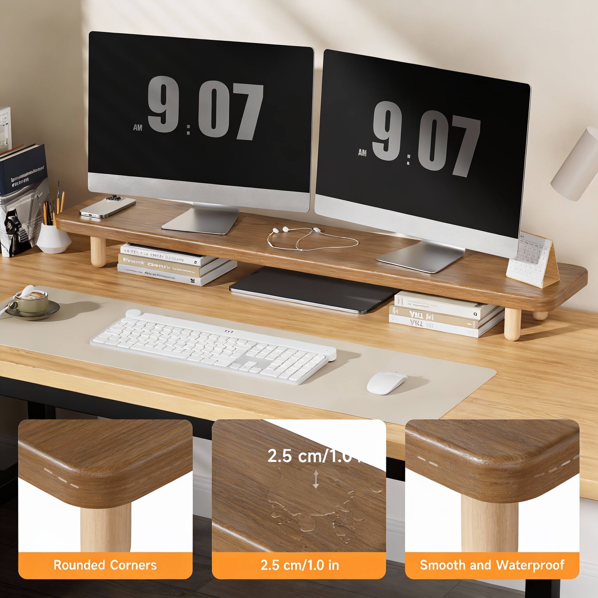 - Note
- F AM 9:07 AM 9:07
- Prank RAIAN EsSNTV
- d PTF YIL
- 2.5 cm/1.0 in
- Rounded Corners
- Smooth and Waterproof