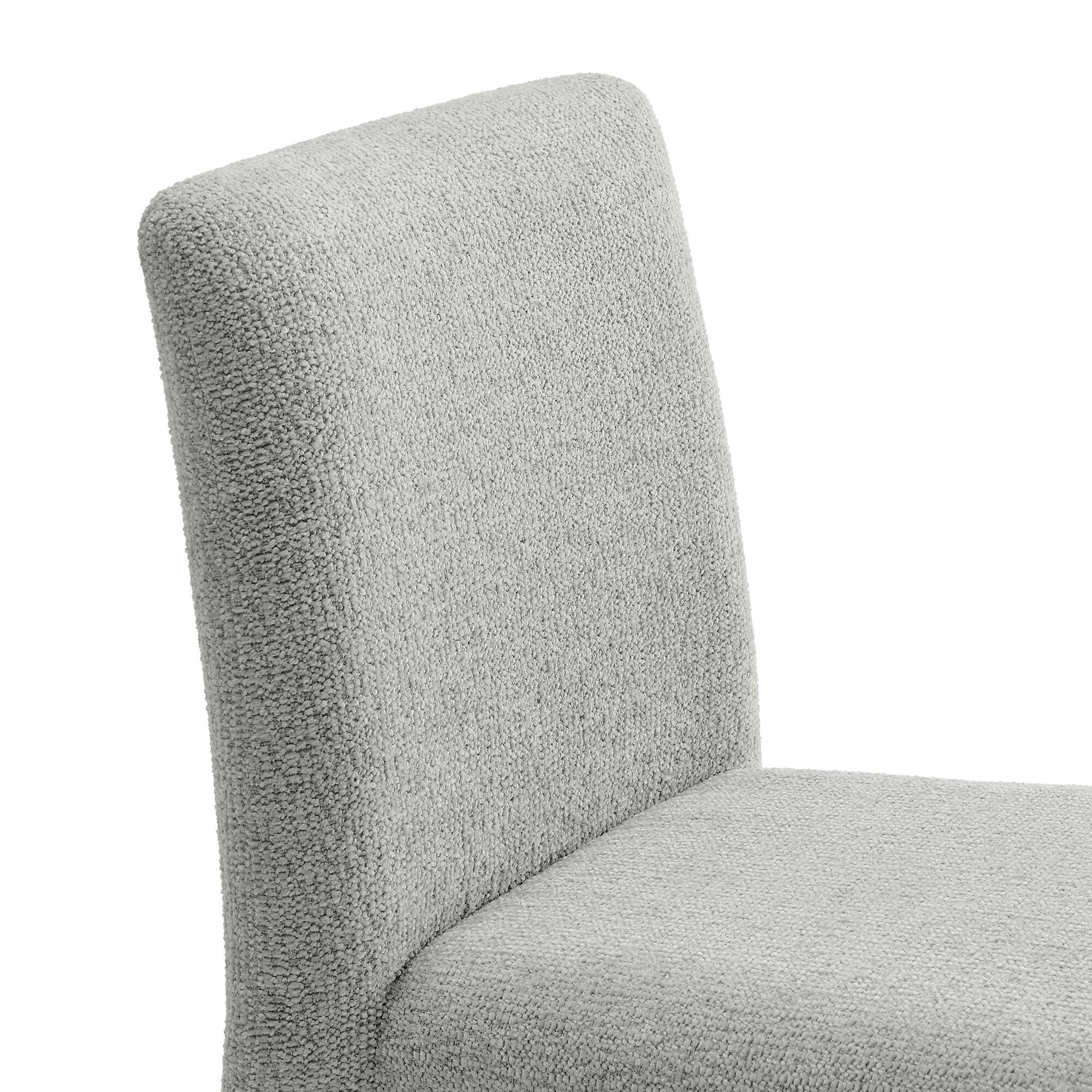 Alt View 4. Modway - Rhodes Fabric Upholstered Dining Chair by Modway - Gray.