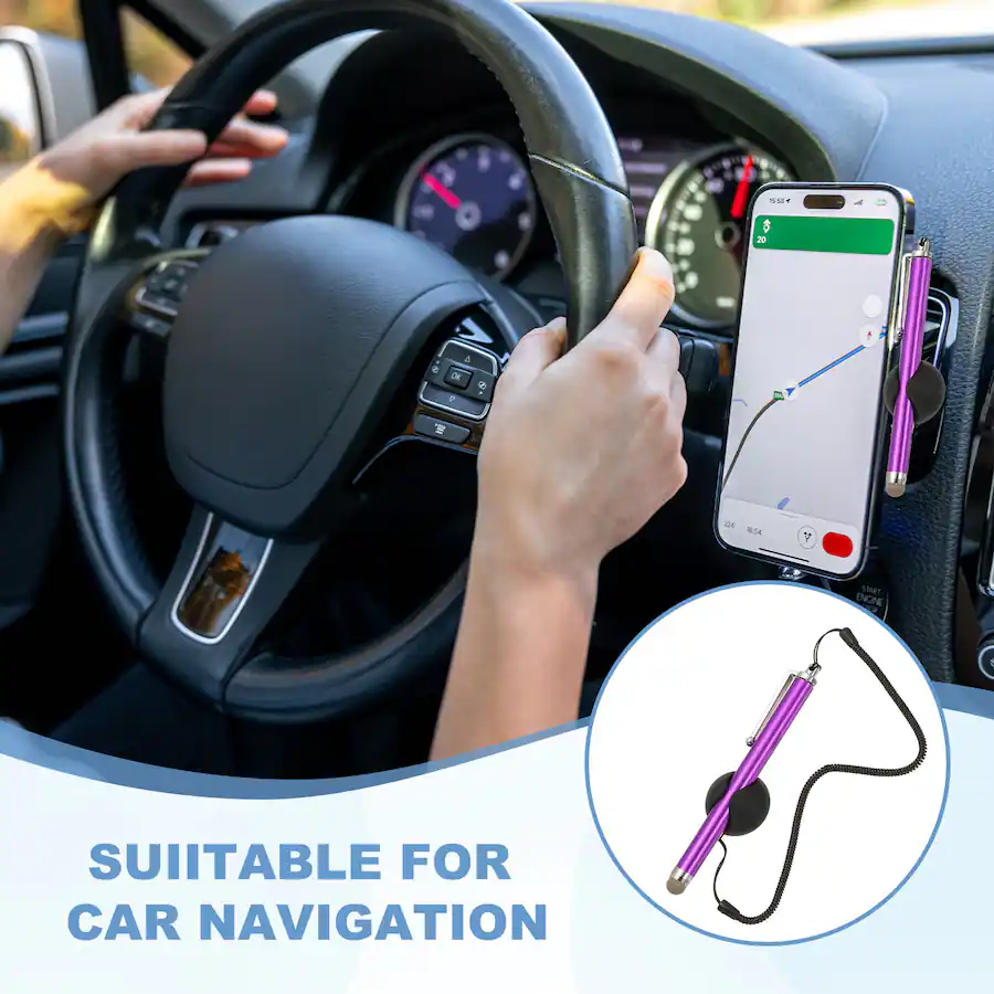 Handheld Auto Pen Unique Bargains 2pcs Screen Capacitive Pen with Spring Rope Fixing Dock ...
