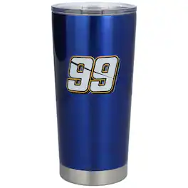Logo Brands - Daniel Suarez 20oz. Game Day Stainless Steel Tumbler - Royal