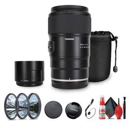 Tamron - 90mm f/2.8 Di III VXD Macro Lens for Nikon Z Bundle with Acccessories - Black