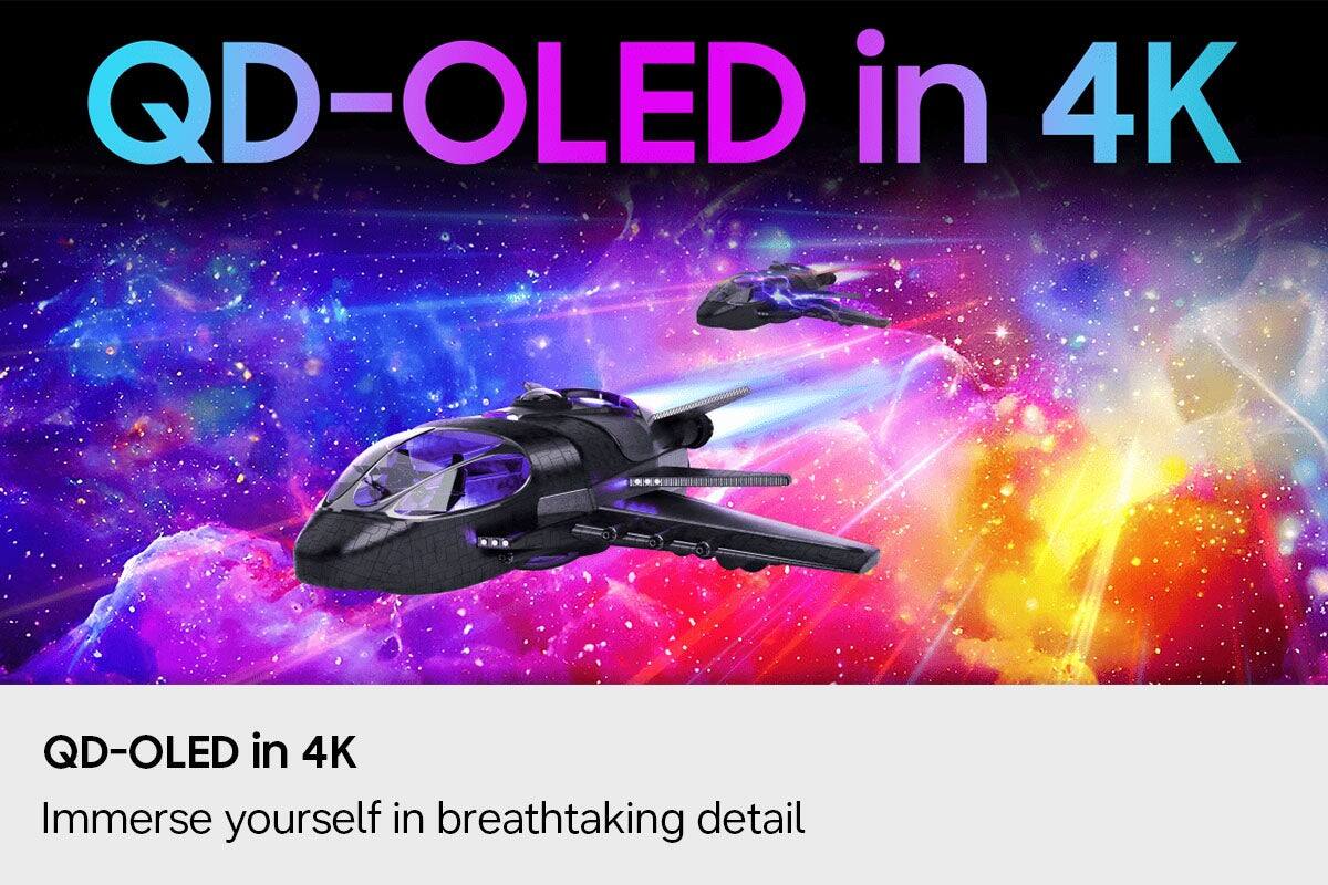QD-OLED in 4K

Immerse yourself in breathtaking detail