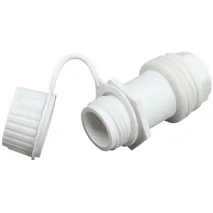 Front. Igloo - IGLOO Replacement Threaded Drain Plug - White - White.