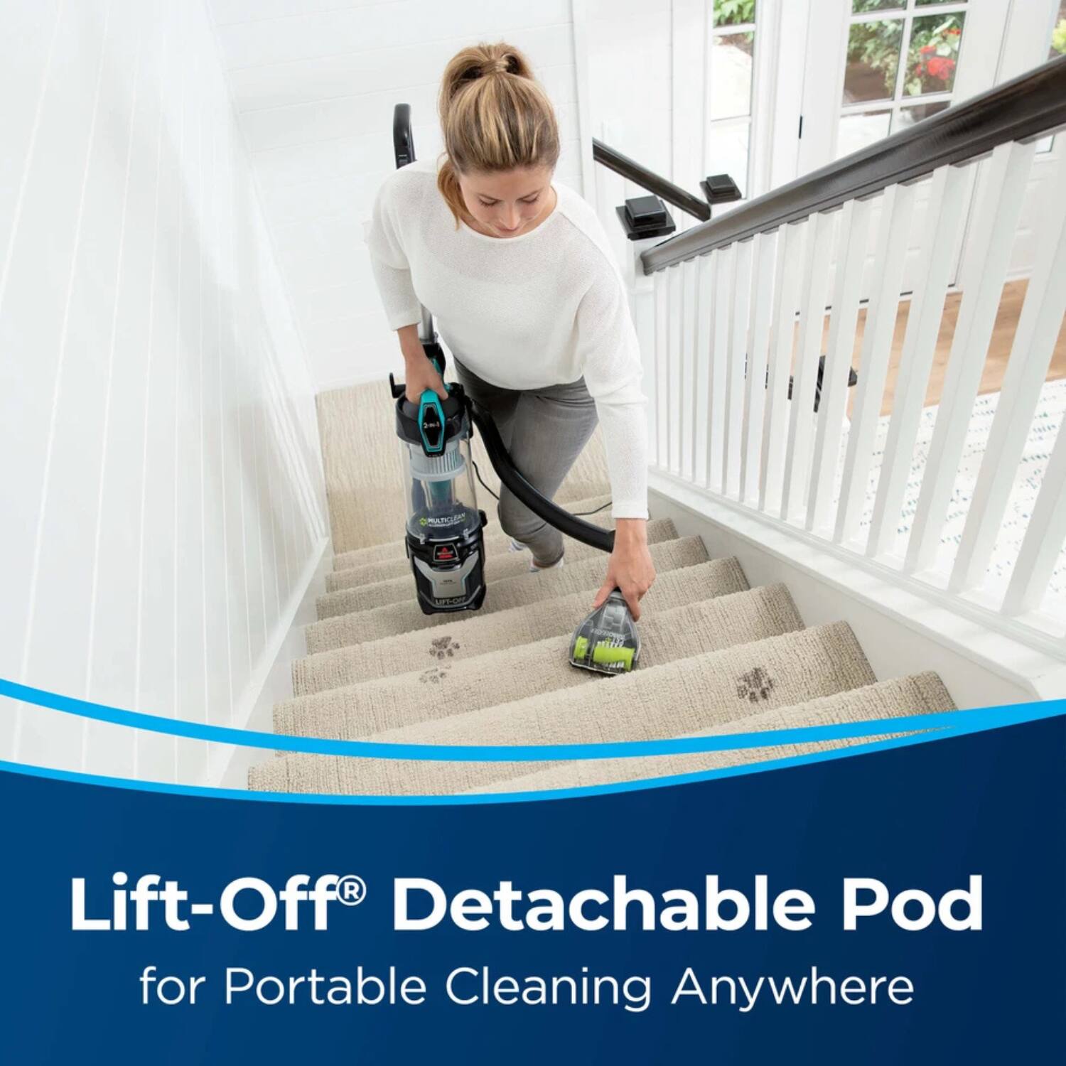 Lift-Off® Detachable Pod  
for Portable Cleaning Anywhere