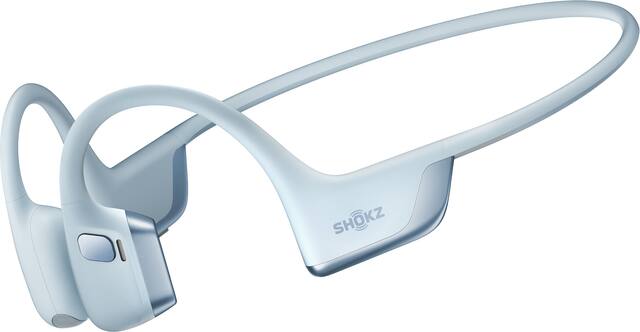 Shokz - OpenRun Pro 2 Wireless Bone Conduction Open-Ear Bluetooth Sports Headphones - Sky Blue