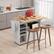 Alt View 3. Gymax - Gymax Kitchen Island Cart w/ Drop-Leaf & Power Outlet Microwave Shelf Wine Rack Drawer White - White.