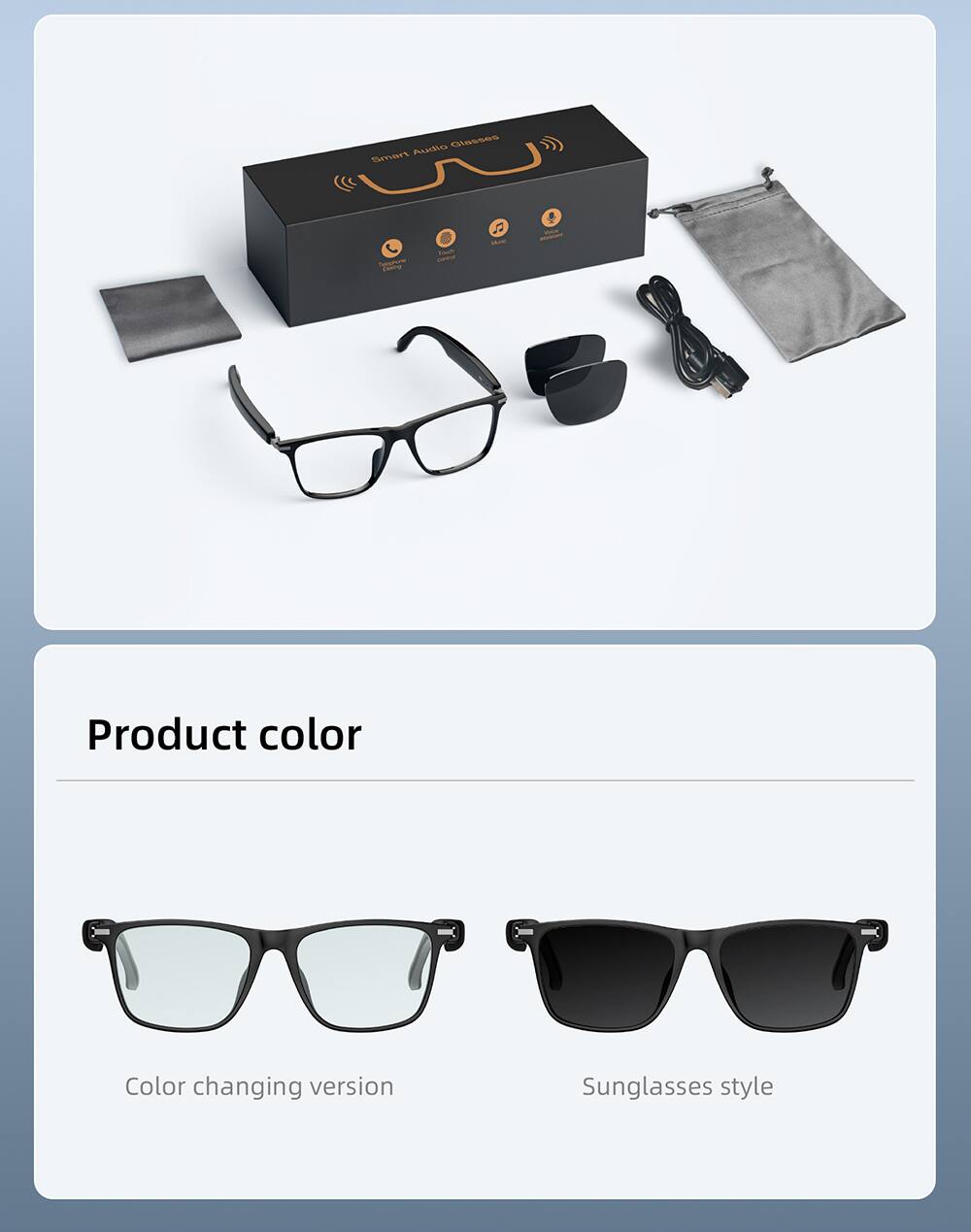 Product color

Color changing version

Sunglasses style
