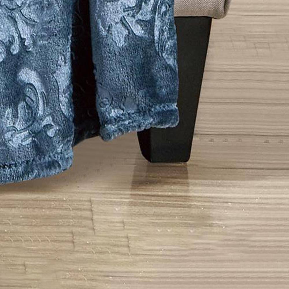 Alt View 2. Noble House - Versailles Ultra Soft Plush Contemporary Embossed Pattern All Season 50" x 60" Throw Blanket, Oxford Blue - Oxford blue.