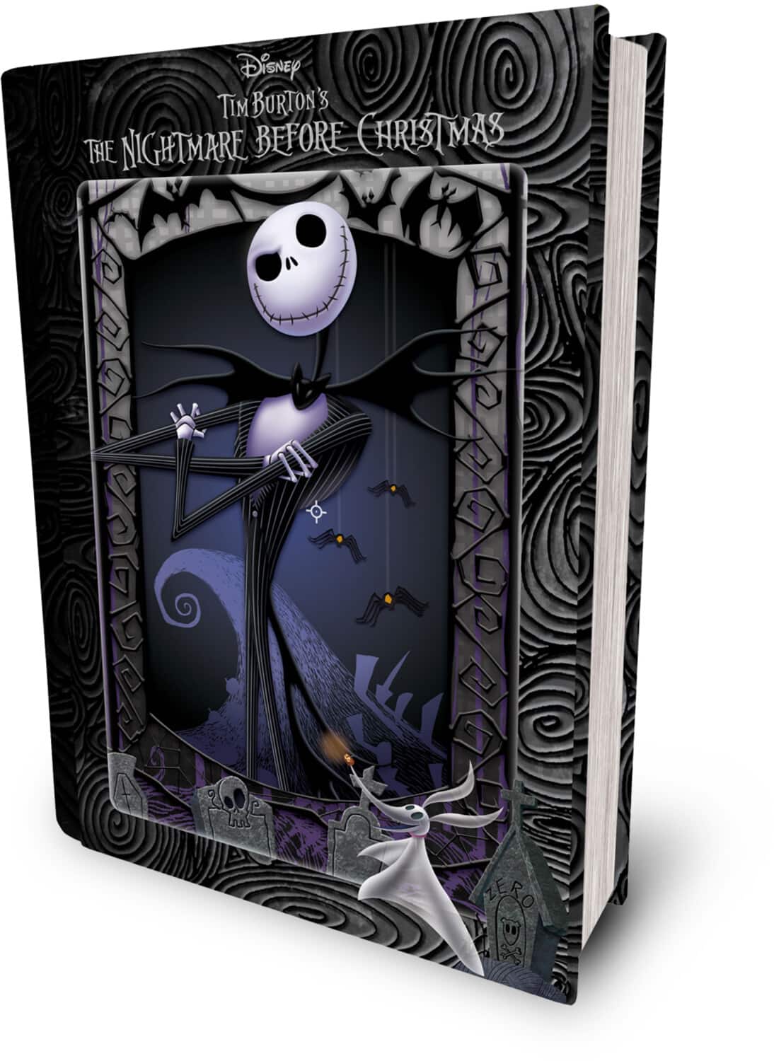 PopMarket - The Nightmare Before Christmas Jack and Zero 300pc 18x12 in 3D Lenticular Puzzle in a Tin Book - COLLECTIBLES - Multicolor