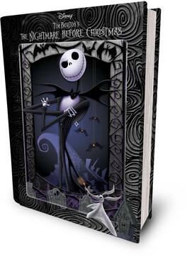 PopMarket - The Nightmare Before Christmas Jack and Zero 300pc 18x12 in 3D Lenticular Puzzle in a Tin Book - COLLECTIBLES - Multicolor
