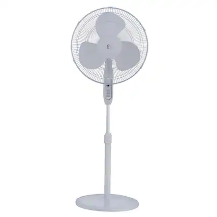 Front. Perfect Aire - Perfect Aire 48.5 in. H X 16 in. D 3 speed Oscillating Pedestal Fan With Remote Remote Control.