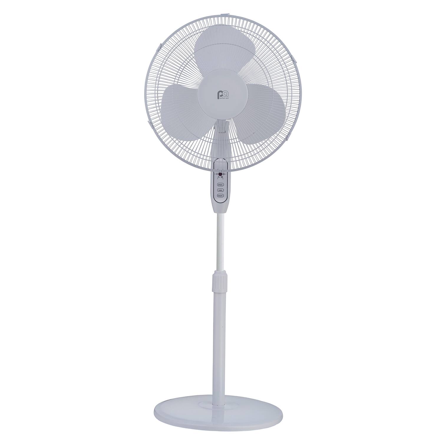 Front. Perfect Aire - Perfect Aire 48.5 in. H X 16 in. D 3 speed Oscillating Pedestal Fan With Remote Remote Control.
