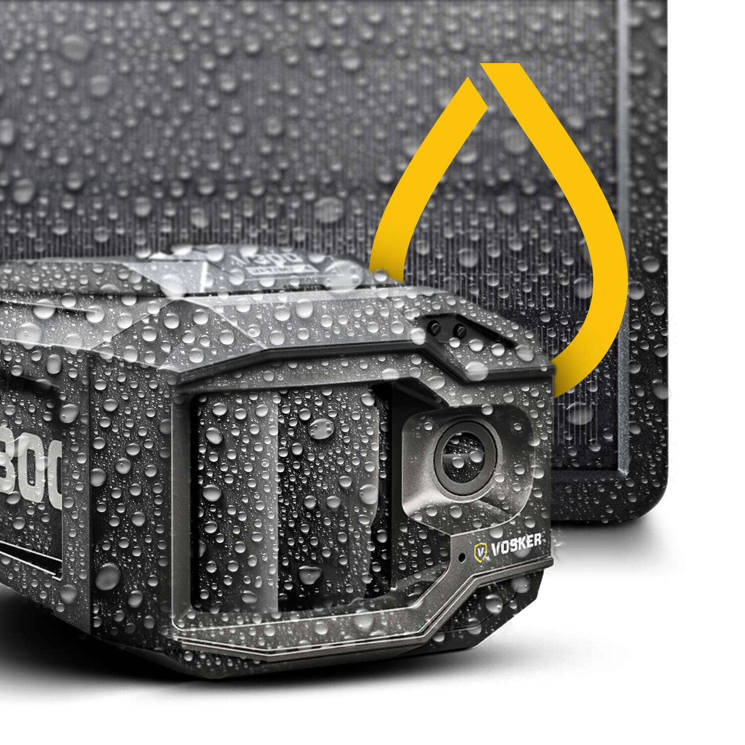 Alt View 20. Vosker - V300 Ultimate Outdoor Wireless 1080p Security System with External Solar Panel - Black.