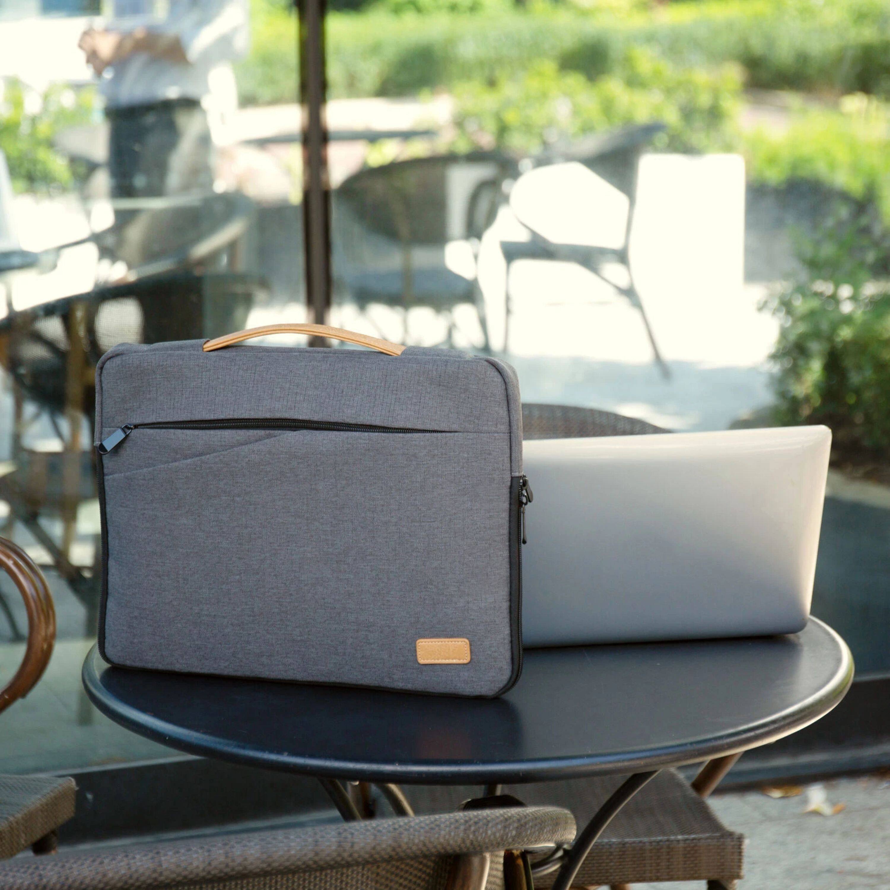 Alt View 3. Kitcheniva - Shock Absorbing Laptop Sleeve Case Carry Bag For 13" Laptop - Gray.