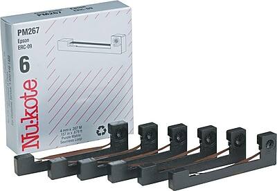 PM267  
Epson ERC-09  
NuKote 6  
4 mm x 207 m  
15.7 in x 6,799 ft  
Purple Ink  
Seamless Loop
