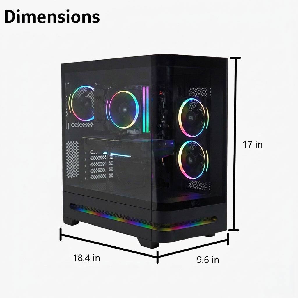 Dimensions: 17 in x 18.4 in x 9.6 in