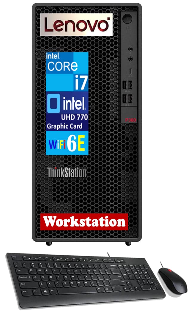 Lenovo
Intel Core i7
Intel UHD 770 Graphic Card
WiFi 6E
ThinkStation
Workstation
P360