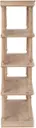 Alt View 12. Finch - Maxwell 4-Tier Bookshelf - Natural.
