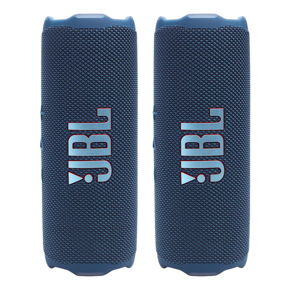 JBL - Flip 7 Waterproof Portable Speaker Bundle - Pair - Blue