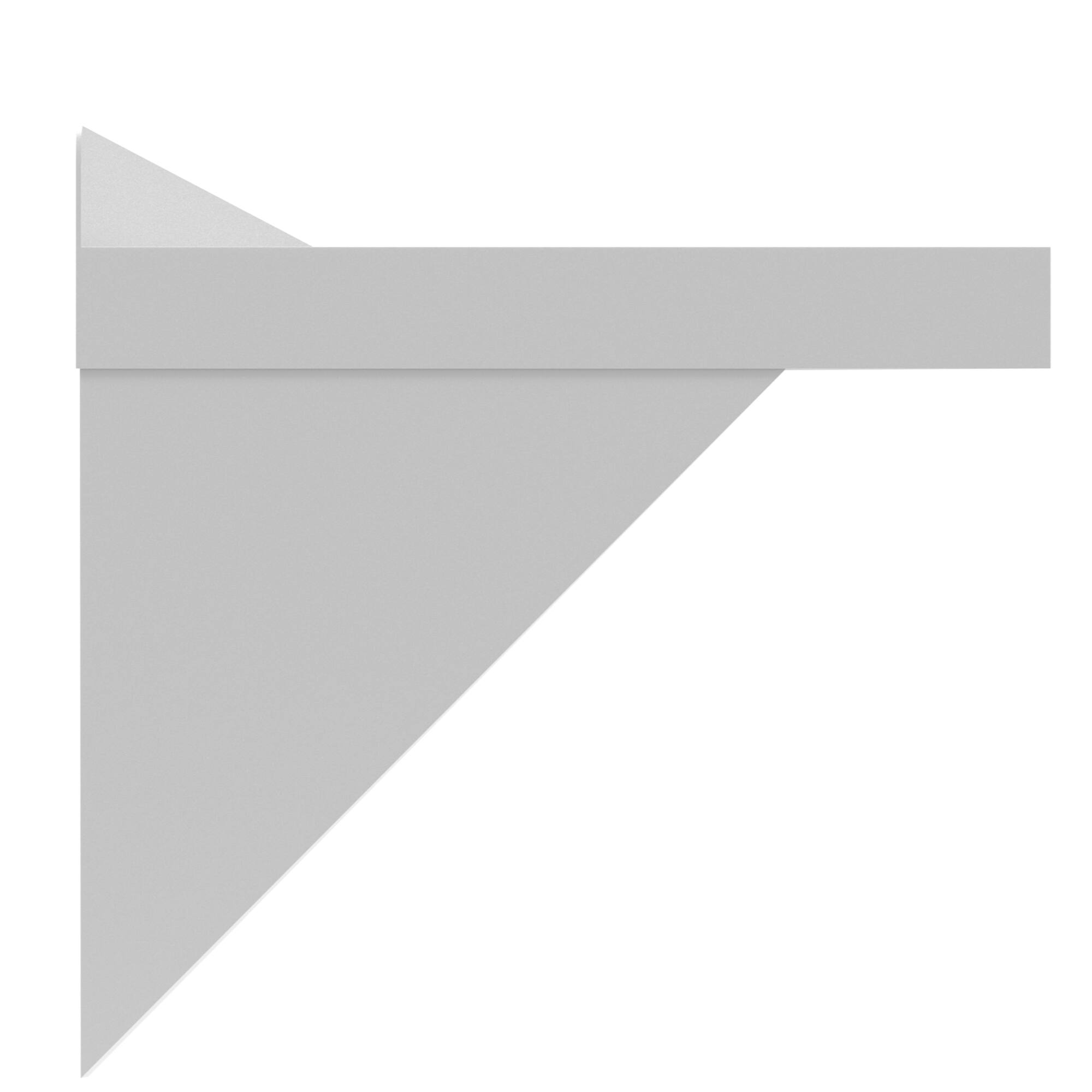 Alt View 6. Koolmore - 12" x 72" 18-Gauge Stainless-Steel Heavy Duty Wall Shelf, WMSH-1272. - Stainless-Steel.