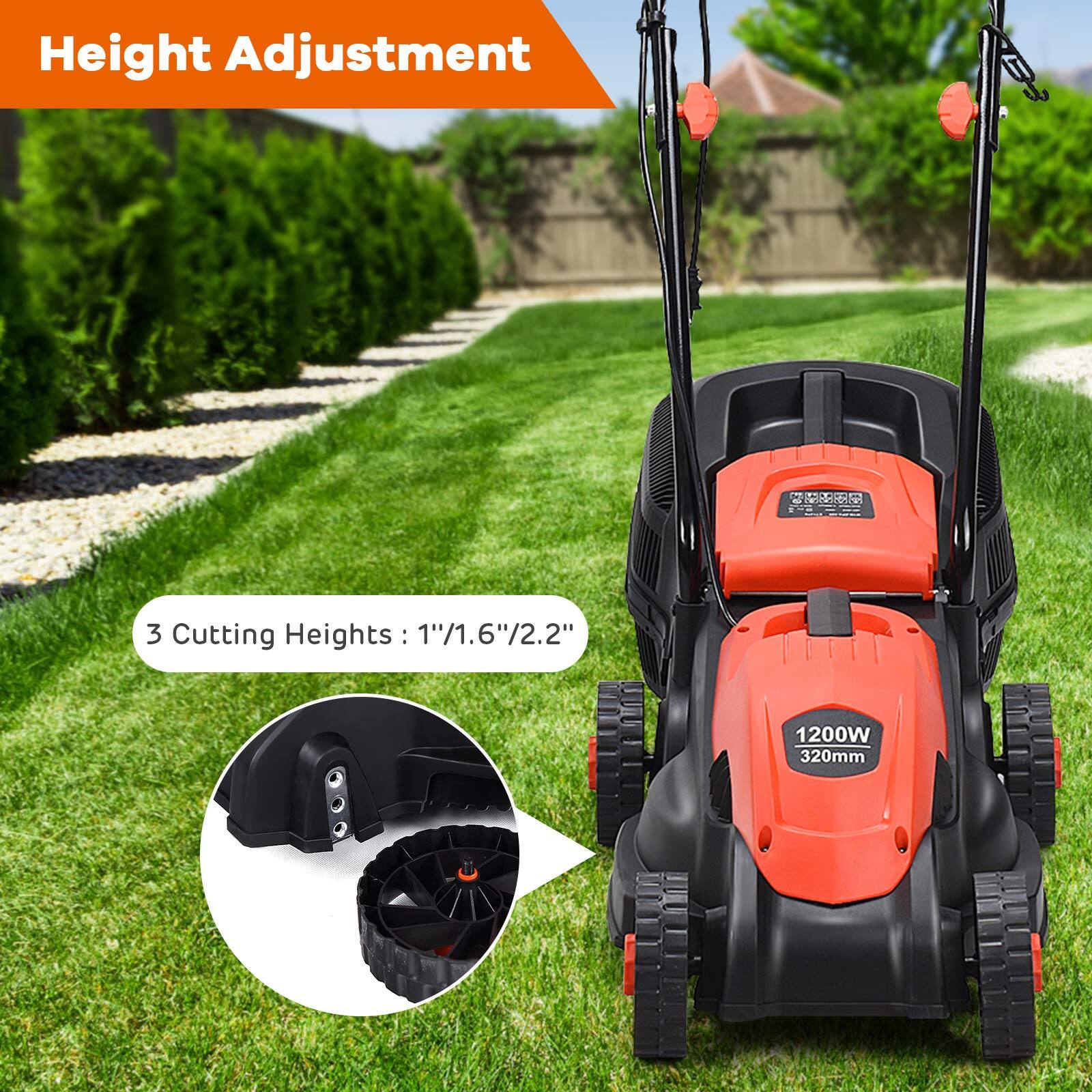 Height Adjustment

3 Cutting Heights: 1"/1.6"/2.2"

1200W

320mm