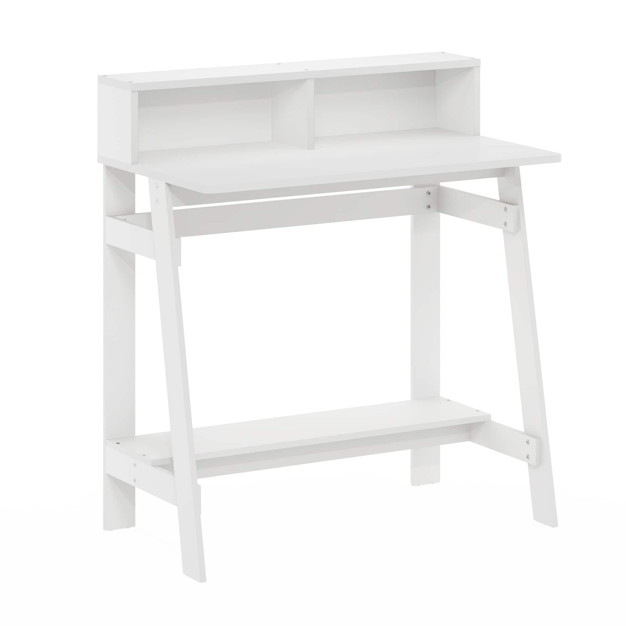 Furinno - Simplistic A Frame Computer Desk - White
