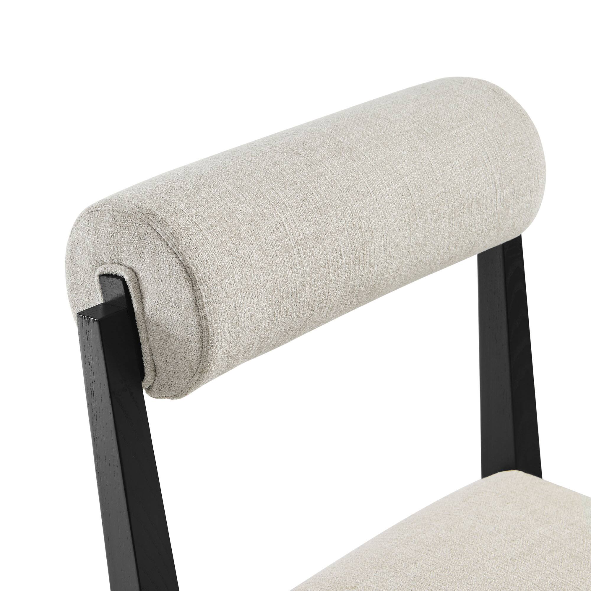 Alt View 3. Modway - Kai Fabric Dining Chair by Modway - Black.