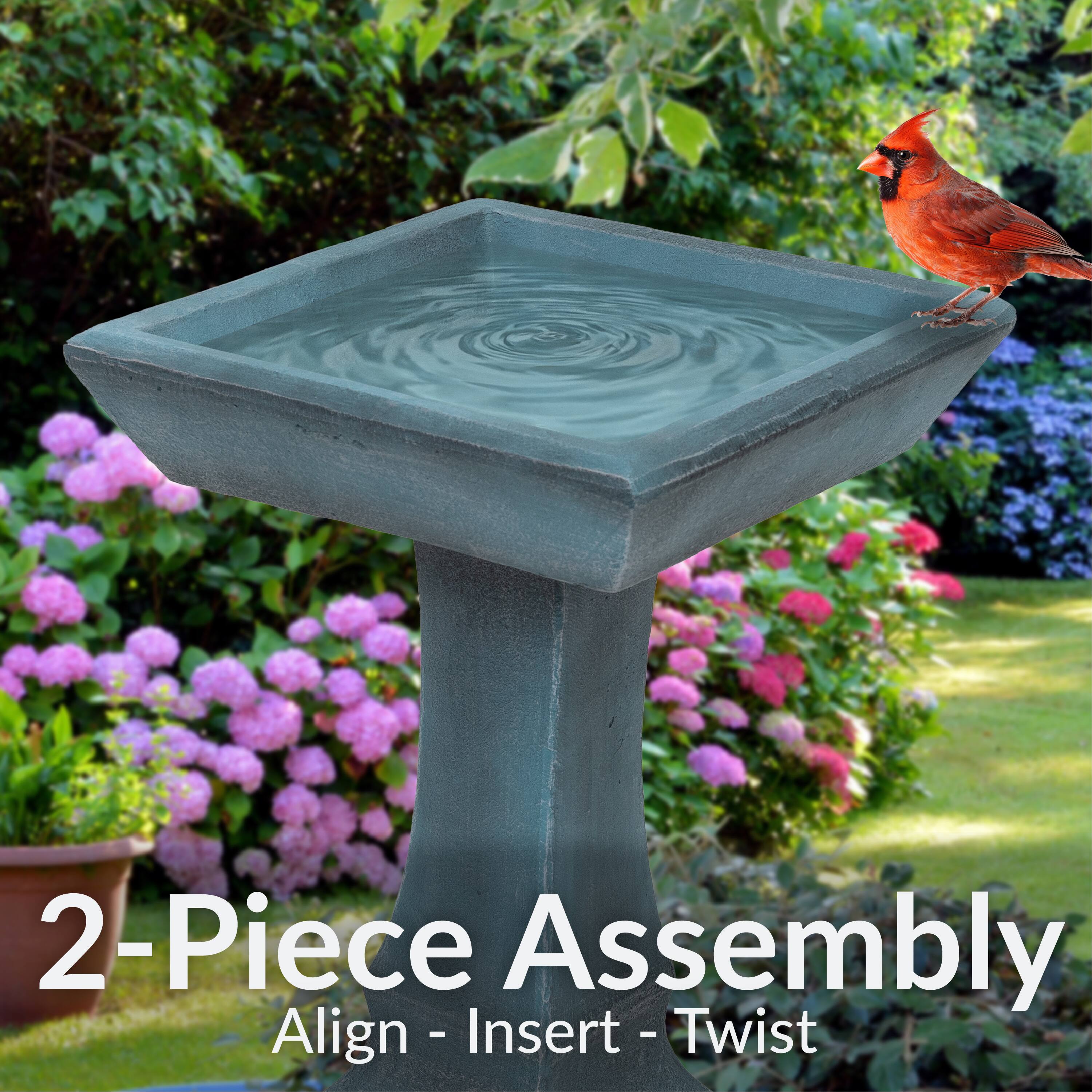 2-Piece Assembly  
Align - Insert - Twist