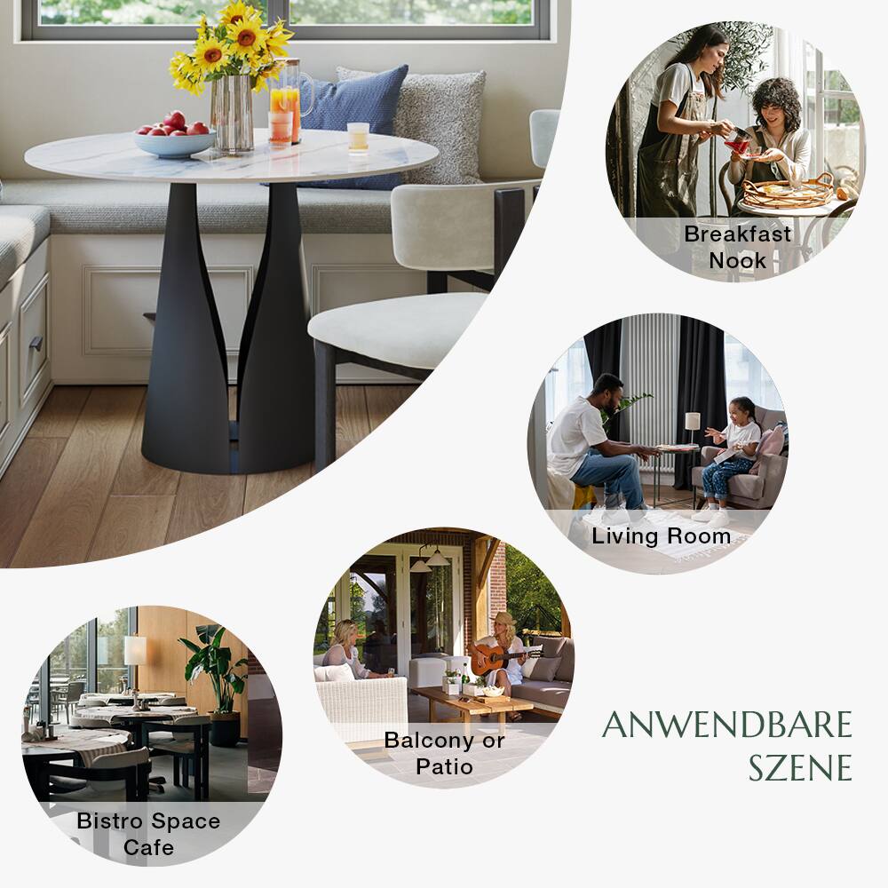 Breakfast Nook  
Living Room  
Balcony or Patio  
ANWENDBARE SZENE  
Bistro Space  
Cafe