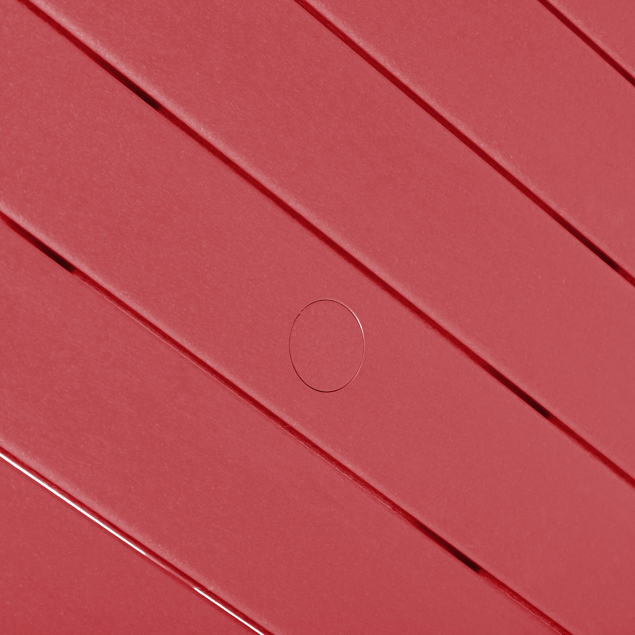 Alt View 4. WestinTrends - WestinTrends Malibu Kids Outdoor Patio Furniture HDPE 30" Wide Square Dining Table - Red.