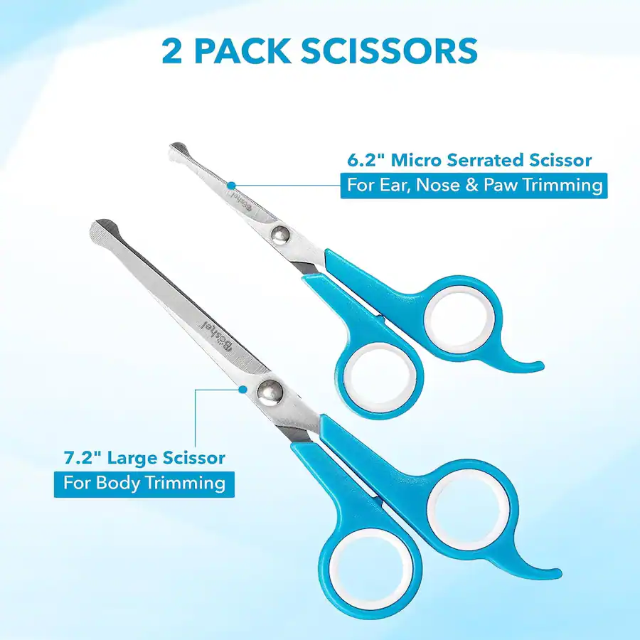 Boshel Razor Sharp Stainless Steel Dog Grooming Scissors for Grooming ...