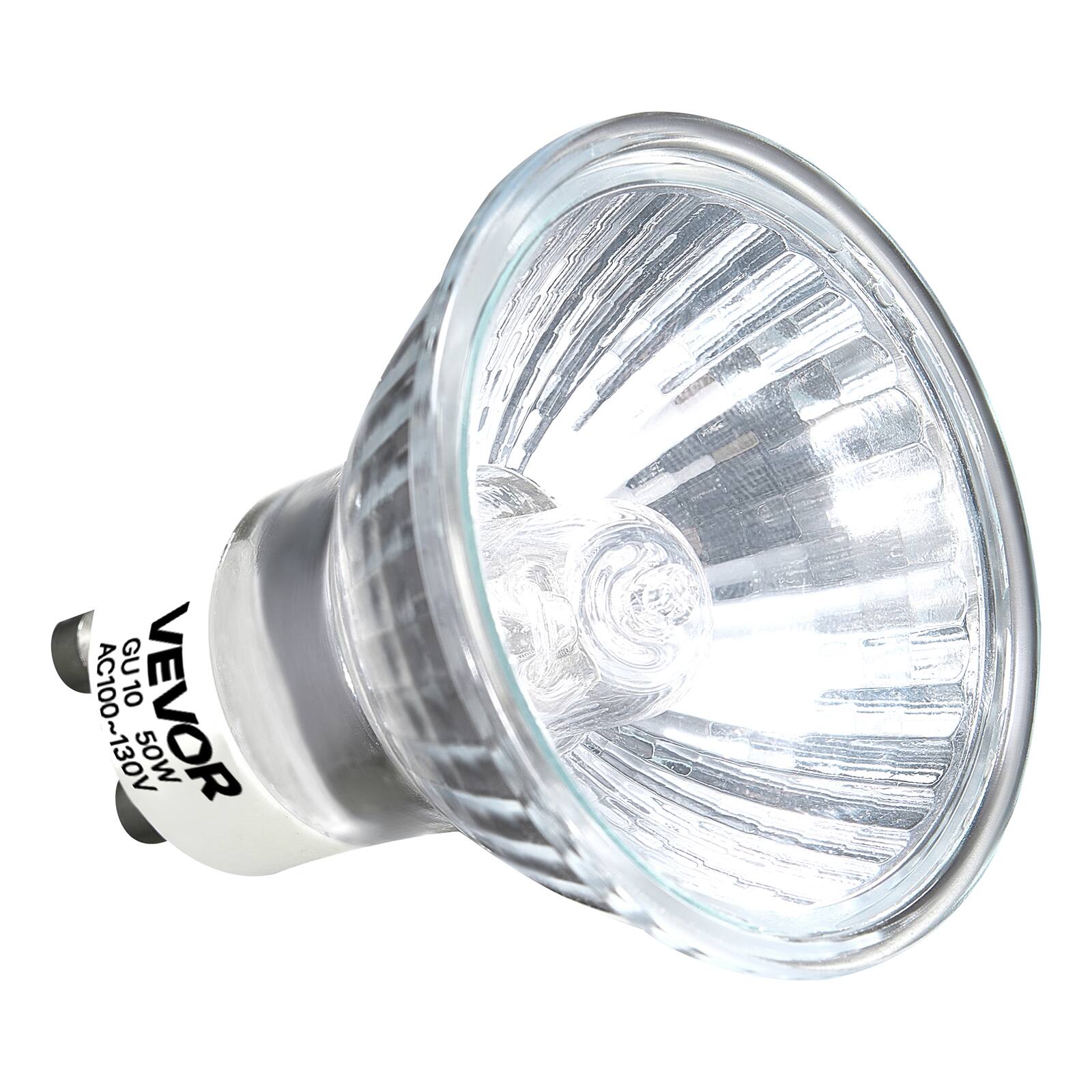 The corrected text is: GU10 VEVOR AC100-130V 50W.