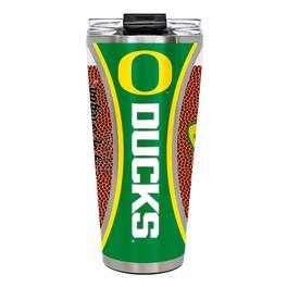 Great American Products - Oregon Ducks 32oz. Big Slim Game Ball Travel Tumbler - Brown