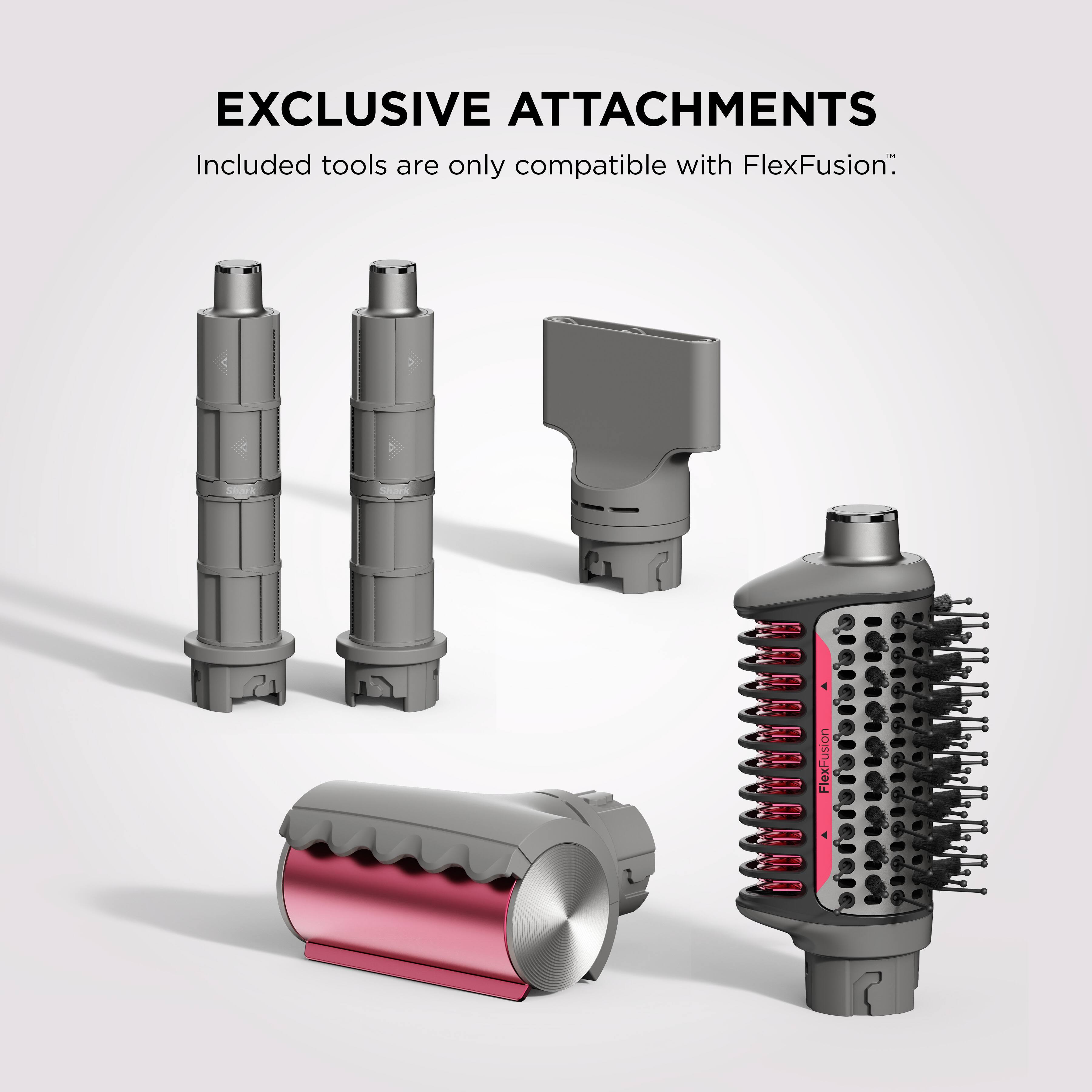 "Exclusive Attachments: Included tools are only compatible with FlexFusion."
