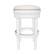 Alt View 9. Maven Lane - 31" Pullman Backless Bar Stool In Alabaster White Finish Fabric Upholstery - Alabaster White.