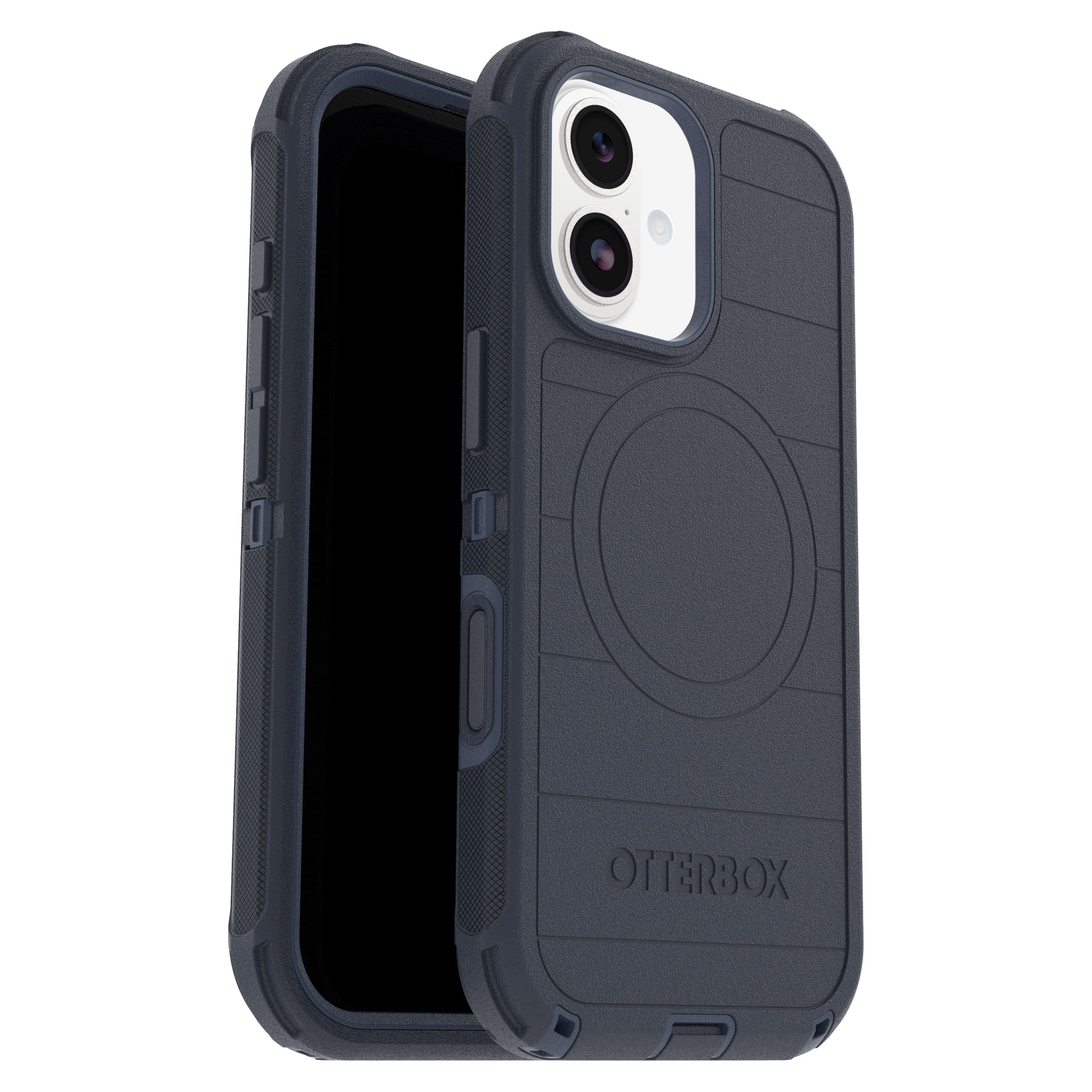 OtterBox - Defender Series Pro Hard Shell for Apple iPhone 17 - Blue - Front_Zoom
