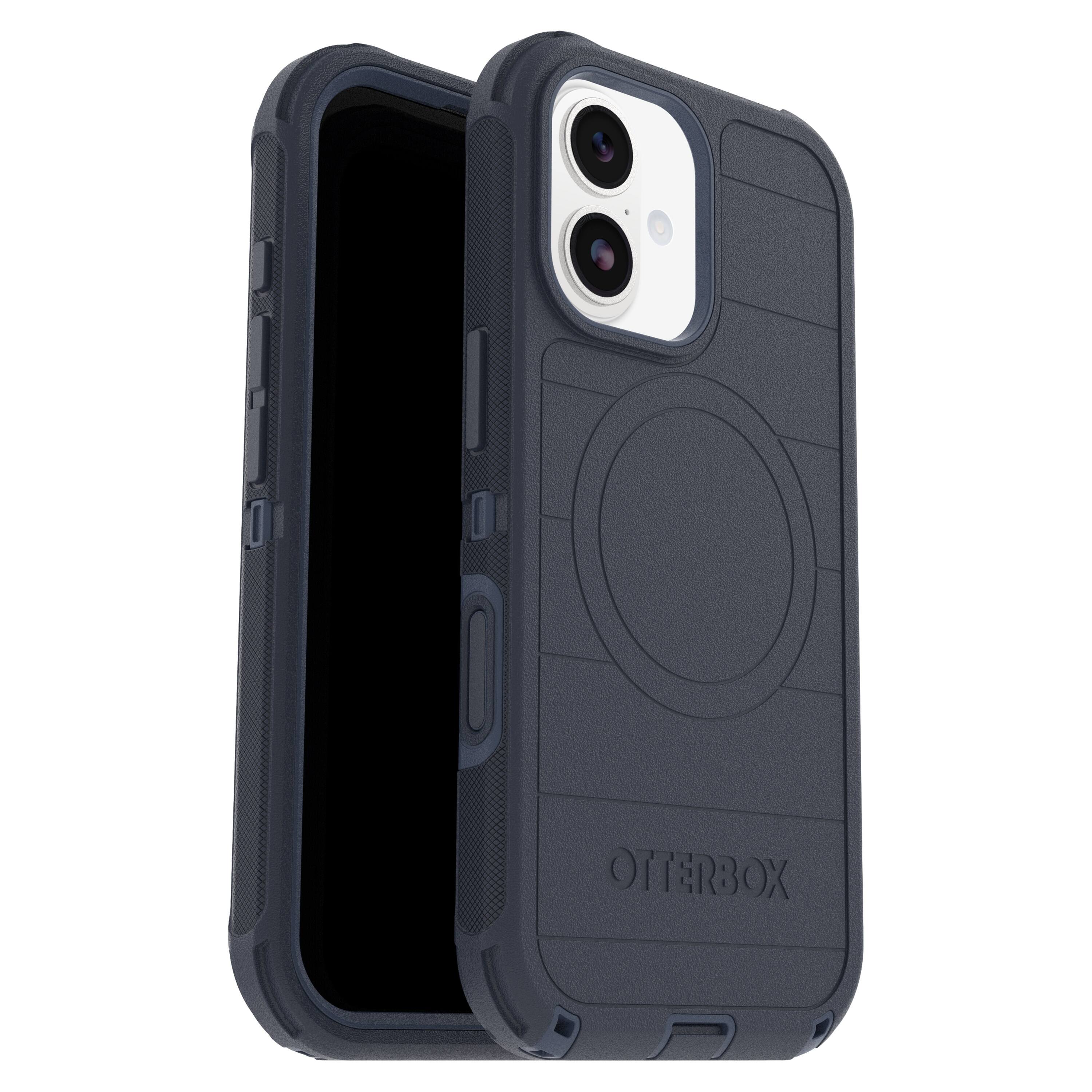 Front. OtterBox - Defender Series Pro Hard Shell for Apple iPhone 17 - Blue.