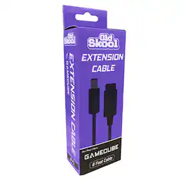 Old Skool - Gamecube Controller Extension Cable - Black