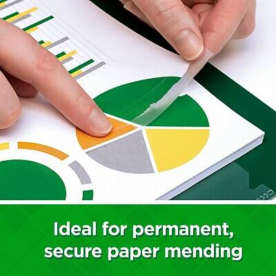 Ideal for permanent, secure paper mending