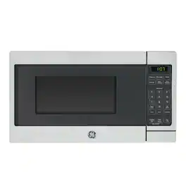 GE - 0.7 Cu. Ft. Countertop Microwave with Convenience Cooking Controls - Stainless Steel